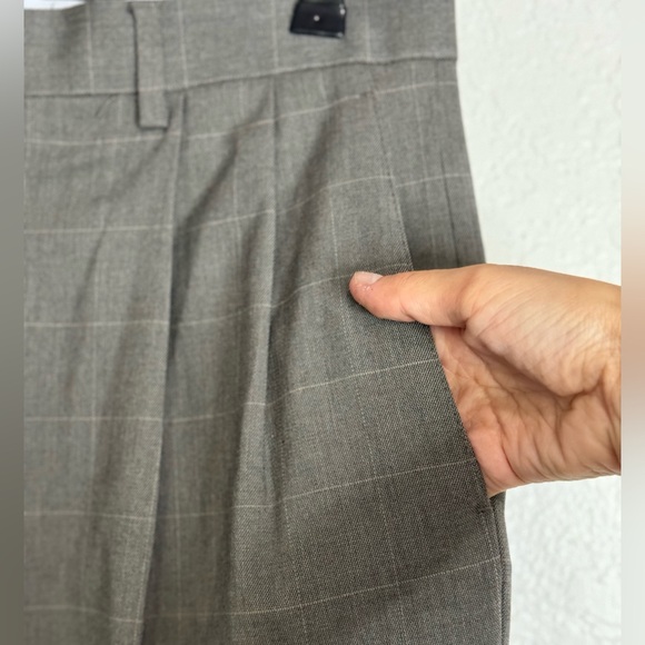 Ralph Lauren Mens Dress Pants Size 32X32 Tan Checked Tapered Slacks - Picture 4 of 8